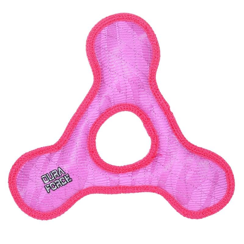 VIP Products/Tuffy dog toys Duraforce Pink Triangle Ring Dog Toy Jr