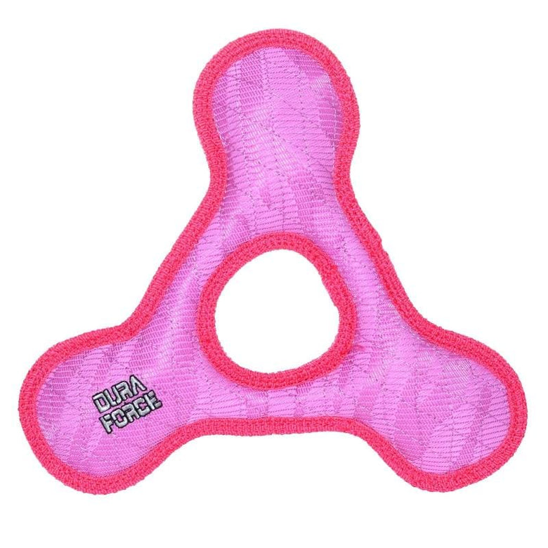 VIP Products/Tuffy dog toys Duraforce Pink Triangle Ring Dog Toy Jr
