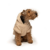 Cream Sherpa Fleece Winter Warm Pet Hoodie / Sweater