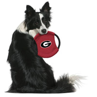 Little Earth Productions dog toys GA Bulldogs Team Flying Disc Dog Toy