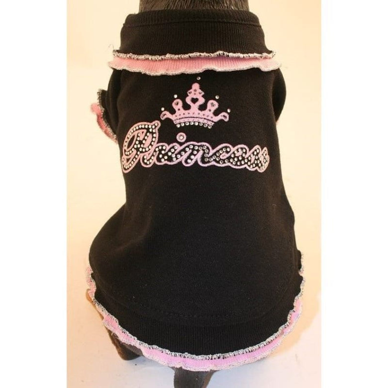Puppe Love / PamPet USA dog apparel SZ 0 Crown Princess Pet Dress adorned with Bling Stones