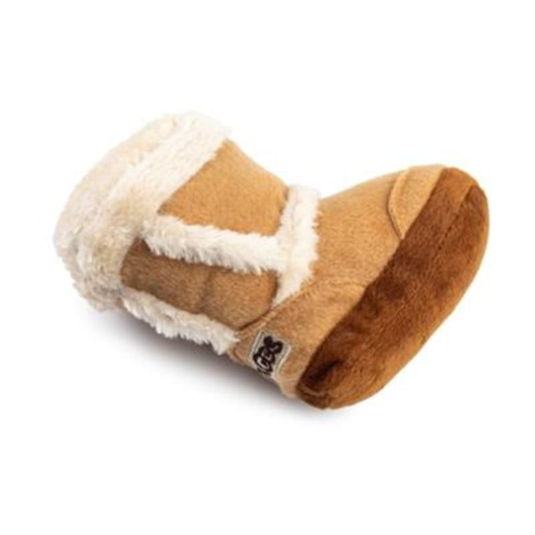 Haute Diggity Dog Toys Pugg Boot Plush Squeak Dog Toy
