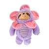 Petshop by Fringe Studio dog toys "I'll Grow On You" Pink Flower Purple Sloth Plush Dog Toy
