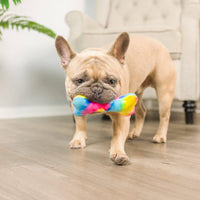 Huxley & Kent dog toys Tiny Tuff Out For Brunch Chompagne and Bone Plush Dog Toys - 2pk
