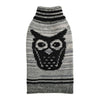 Barkers Bowtique Sweaters XS Growl Owl Grey Turtleneck Dog Sweater