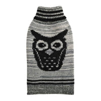 Barkers Bowtique Sweaters XS Growl Owl Grey Turtleneck Dog Sweater