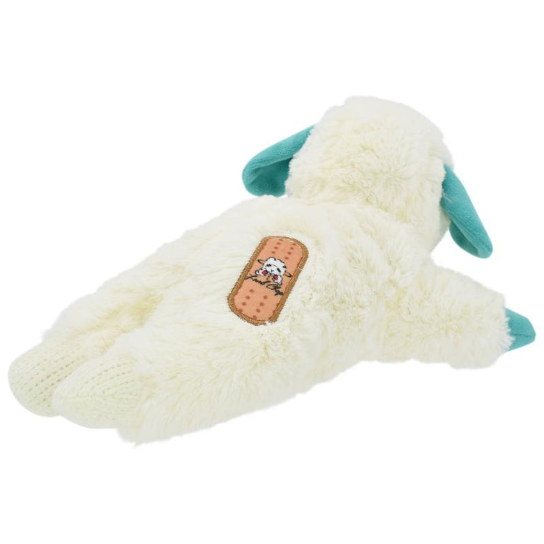 Multipet dog toys Lamb Chop Boo Boo  Blue Plush Dog Toy - 10.5"