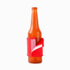 Hugsmart Products Inc Dog Toys Boozy Tailz Canine Br Bottle TPR Rubber Squeak Dog Toy