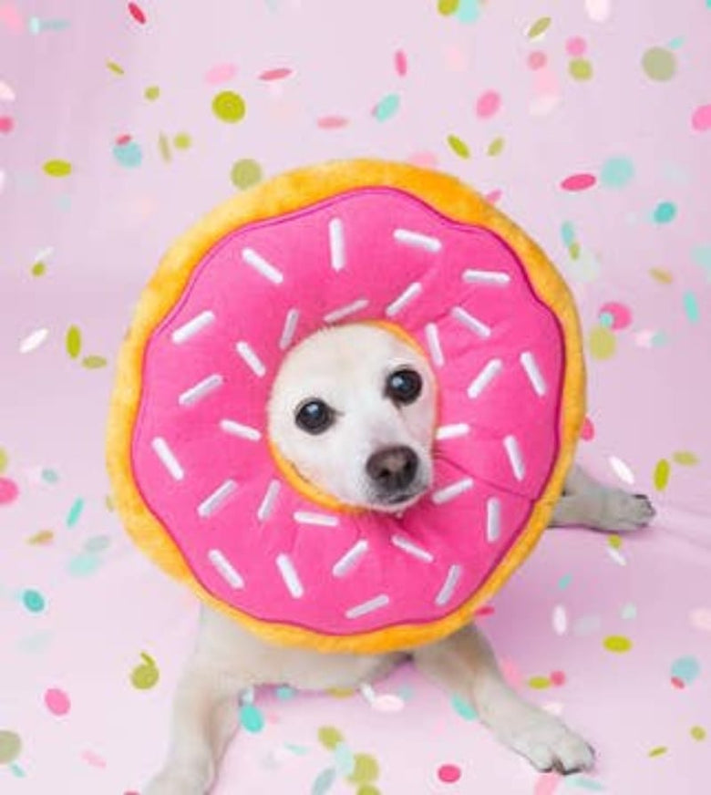 Zippypaws dog toys Strawberry Donutz Sprinkles Squeaky Dog Toy - 3 Sizes