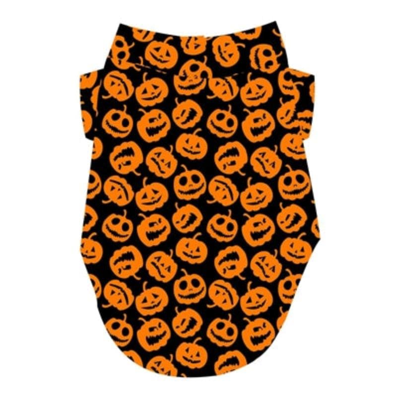 Doggie Design, Inc dog apparel 2XS Halloween Jack O Lanterns Orange & Black Camp Dog Shirt