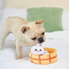 Hugsmart Products Inc dog toys Food Party Soup Dumplings Interactive Plush Dog Toy Set - 4 Pc