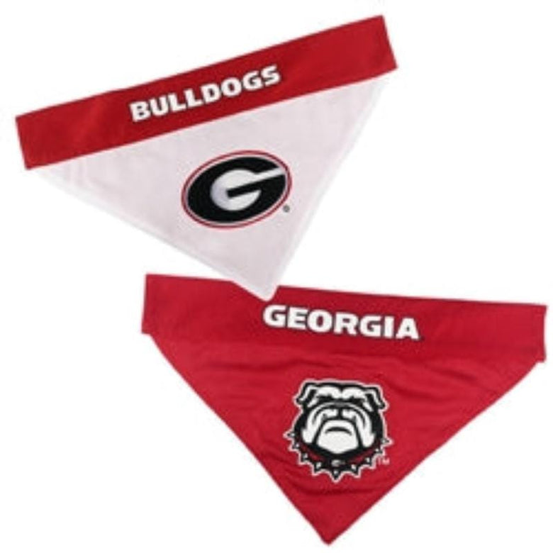 Pets First Bandanas S/M Georgia Bulldogs Reversible Pet Bandana - 3 Sizes