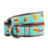 The Worthy Dog COLLARS XL Popsicles Blue Dog Collar - Sz XL