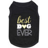 Parisian Pet® dog apparel XXS "Best Dog Ever" Black Dog Tee