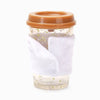 Hugsmart Products Inc dog toys Yappy Birthday Brown Birthday Coffee Cup Rubber Dog Toy