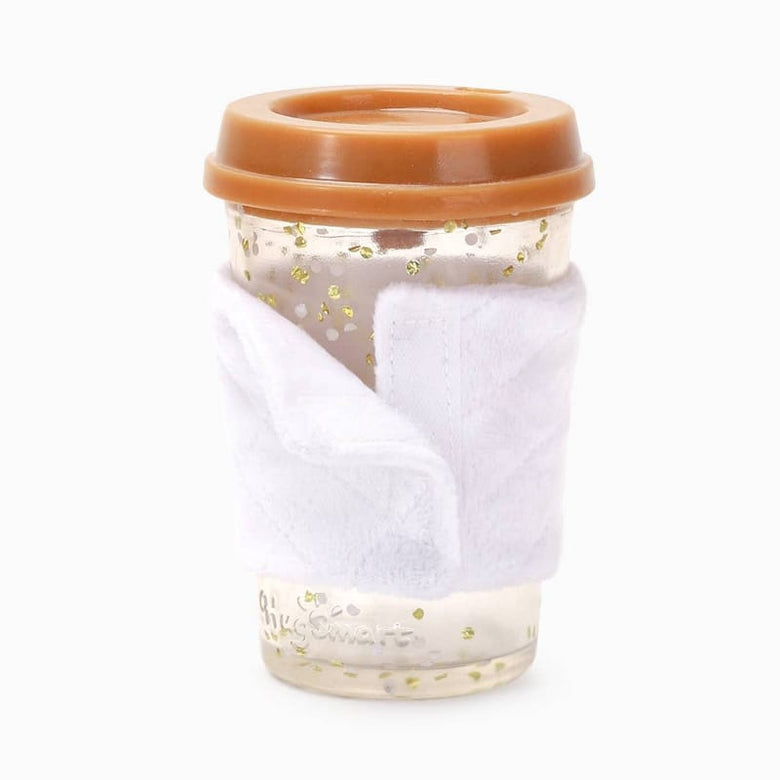 Hugsmart Products Inc dog toys Yappy Birthday Brown Birthday Coffee Cup Rubber Dog Toy