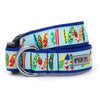 The Worthy Dog COLLARS XS Surf's Up Blue Dog Collar