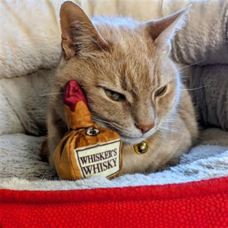 Huxley & Kent Cat Toys Whisker's Whisky Plush Cat Toy