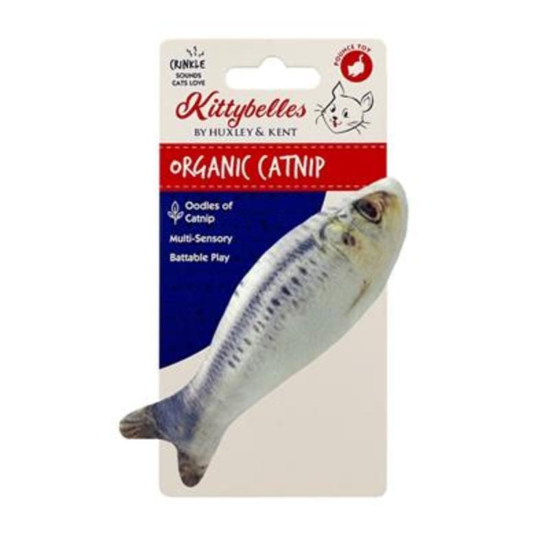 Huxley & Kent Cat Toys Sardine Plush Cat Toy