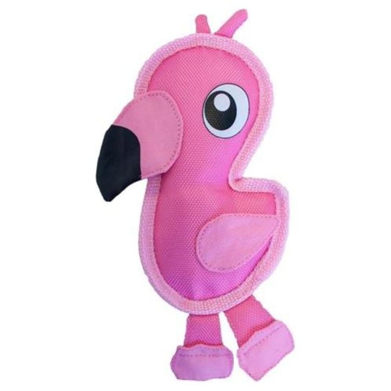 Outward Hound dog toys Fire Biterz Pink Flamingo Dog Toy