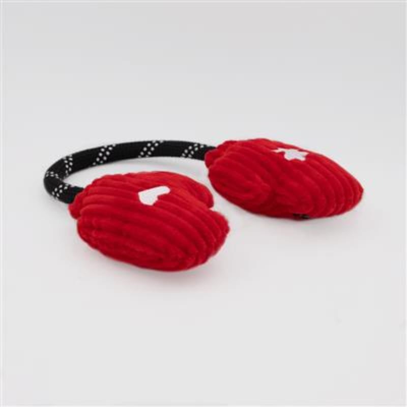 Zippypaws dog toys Holiday Rope Tugz Mittens Dog Toy