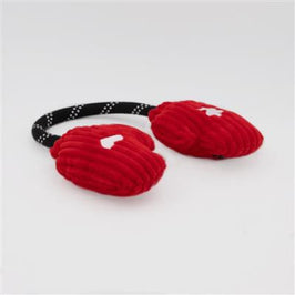 Zippypaws dog toys Holiday Rope Tugz Mittens Dog Toy