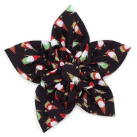 The Worthy Dog Collars S Gnomes Flower Holiday Pet Collar Attachment - 2 Sizes