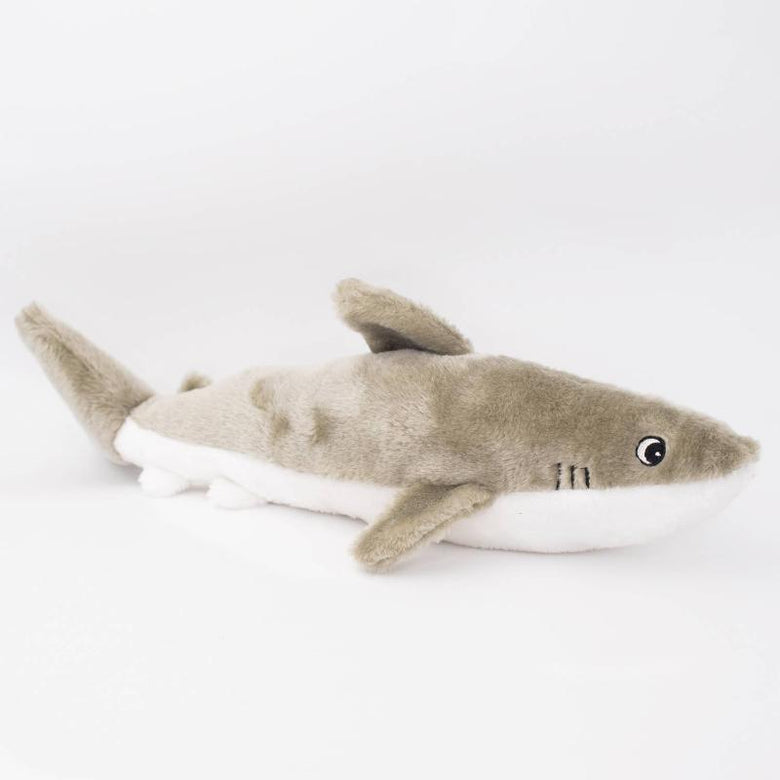ZippyPaws dog toys Jigglerz Shark Plush Dog Toy