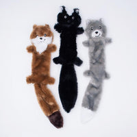 Zippypaws dog toys Skinny Peltz Dog Toys - 3pk (Weasel, Skunk, Wolf)