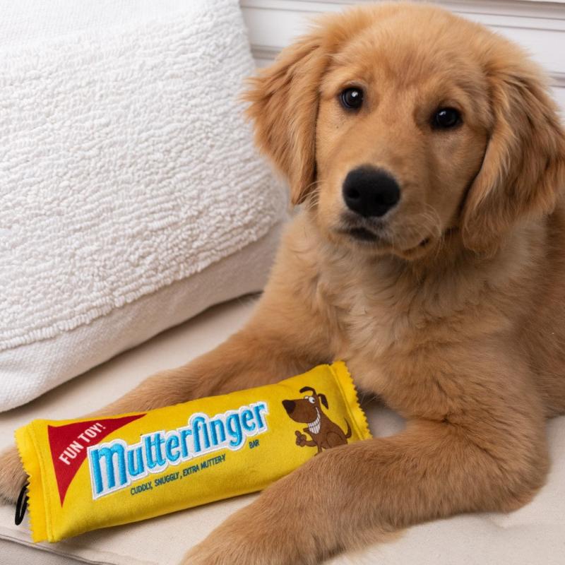 Huxley & Kent dog toys Mutterfinger Plush Dog Toy - 2 Sizes