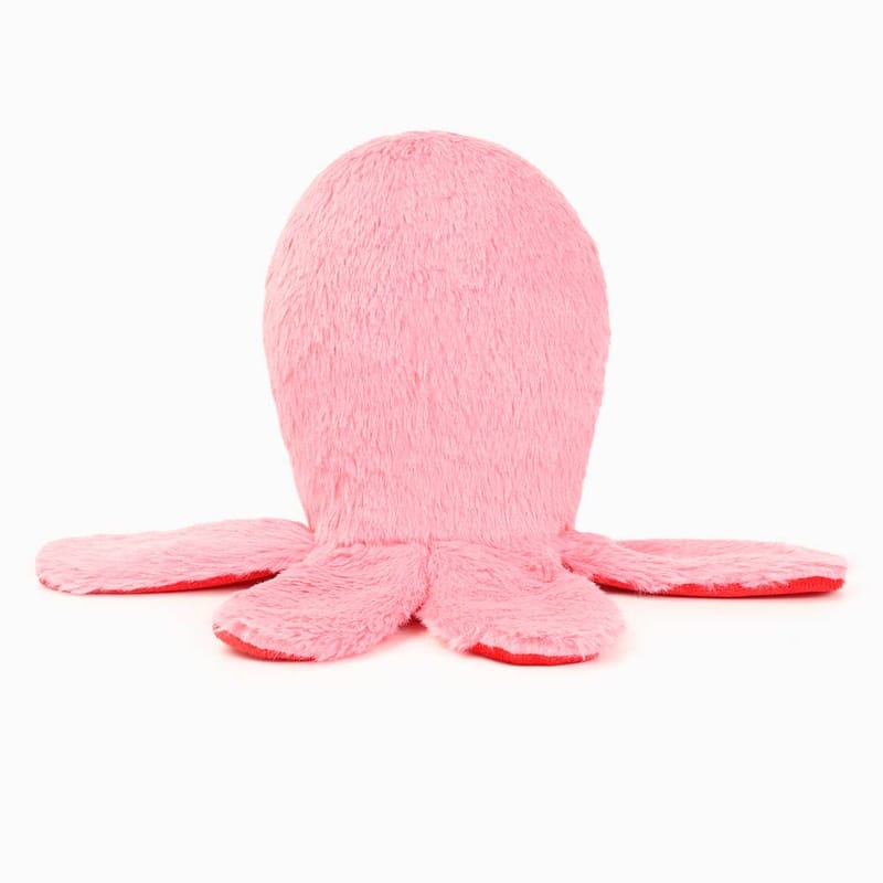 Hugsmart Products Inc dog toys Woof Love You Octopi My Heart Plush Squeak Dog Toy