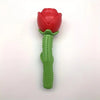 TM - YM PET dog toys Durable Rubber Red Rose Flower Squeaker Chew Dog Toy