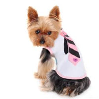 Dogo Pet Fashions Tee's Blue / XLG Necktie Dog Tank