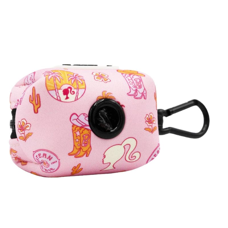 SASSY WOOF Waste Bag Dispenser Western B Pink Dog Waste Bag Holder
