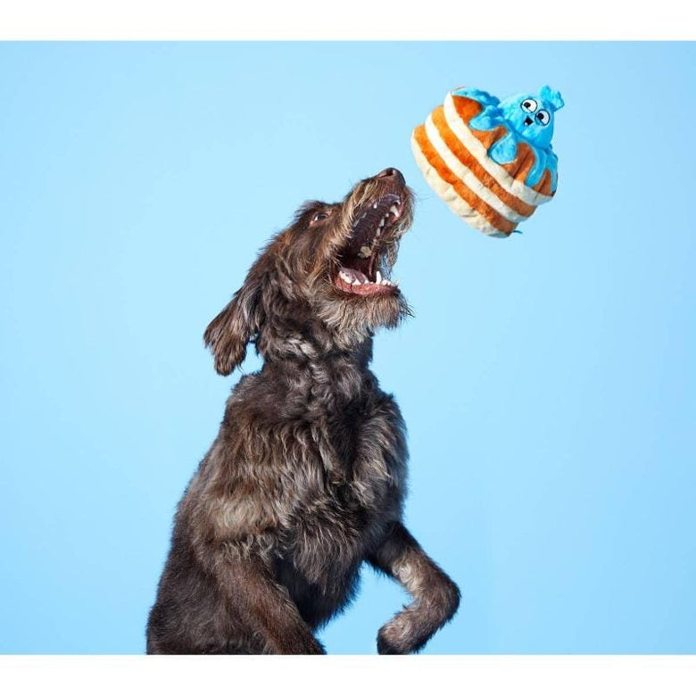 BARK dog toys Chewberry Pan-cakes Plush Dog Toy