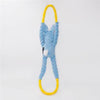 Zippypaws dog toys Easter RopeTugz Blue Bunny Spring Rope Dog Toy