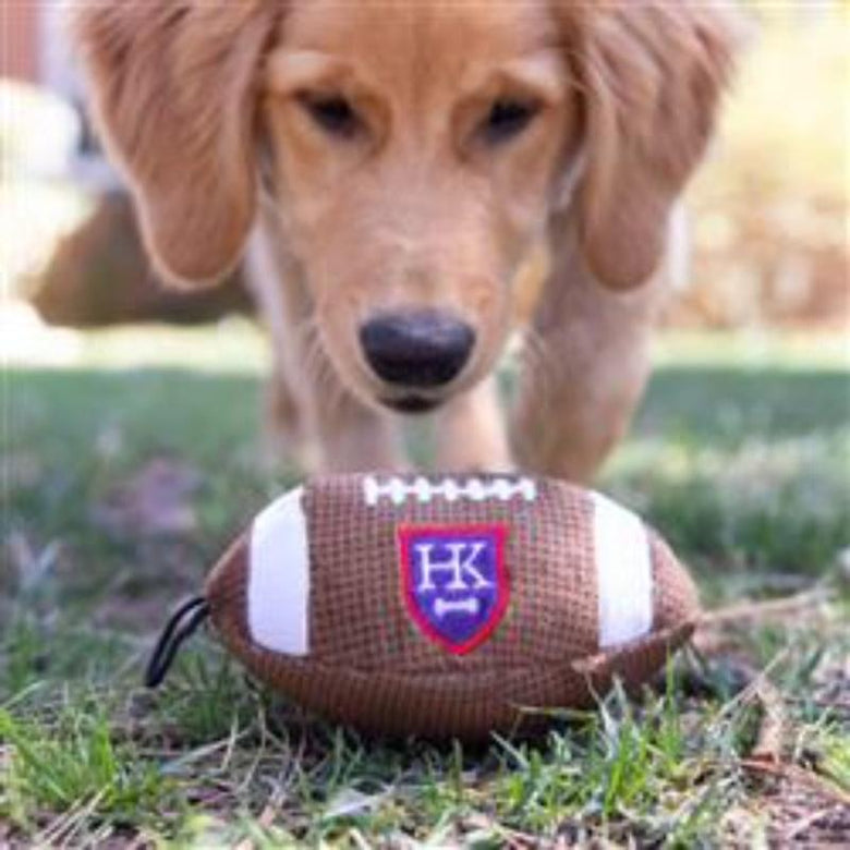 Huxley & Kent dog toys Football Plush Squeak Dog Toy - 2 Sizes