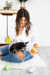 Turnt Pup Beverage Plush Squeaky Dog Toys Set- 3 Pc
