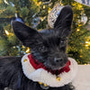 Huxley & Kent Collars Christmas Santa Red Holiday Ruff with Jingle Bells for Pets