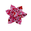 Huxley & Kent Bow Tie SM Love Pawtion #K9 Pink Red Pinwheel Flower Pet Collar Attachment - Size Sm