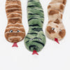 Zippypaws dog toys Skinny Peltz Striped Snakes Dog Toys - 3pk