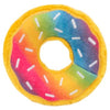 ZippyPaws dog toys LG Donutz Rainbow Dog Toy
