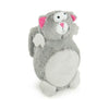 GoDog dog toys Action Plush Squeak Squirrel Dog Toy