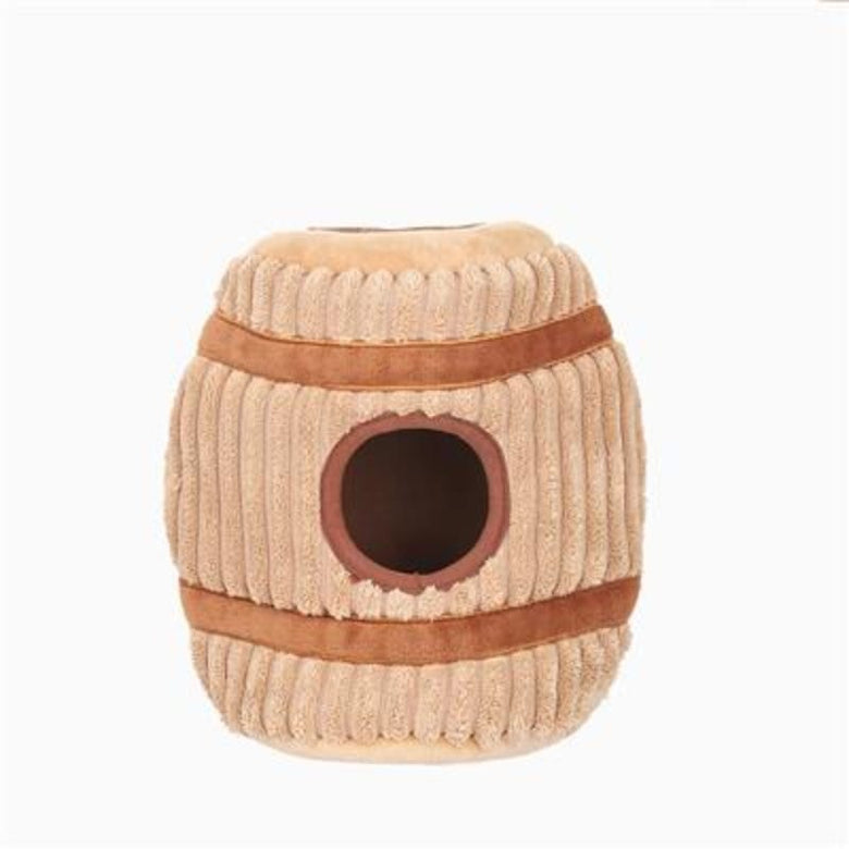 HugSmart Pet dog toys Food Party Wine Barrel Interactive Burrow Plush Dog Toy Set - 4 Pc
