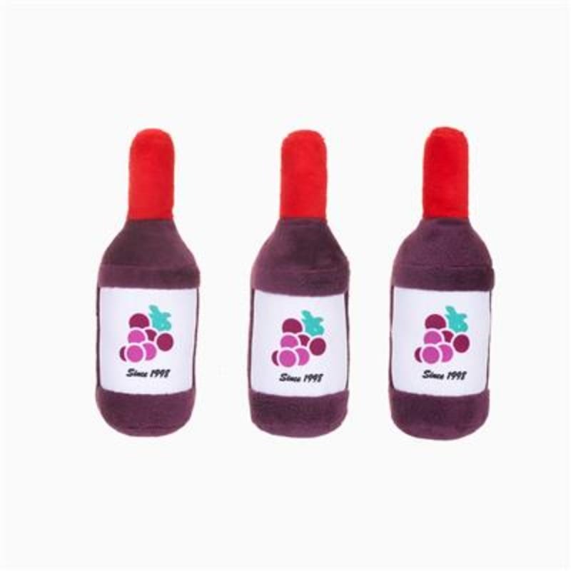 HugSmart Pet dog toys Food Party Wine Barrel Interactive Burrow Plush Dog Toy Set - 4 Pc