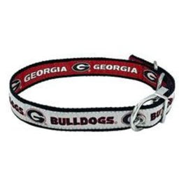 Pets First Collars Georgia Bulldogs Reversible Dog Collar - 2 Sizes