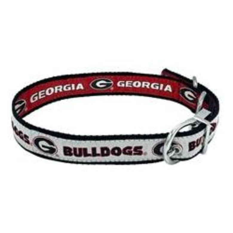 Pets First Collars Georgia Bulldogs Reversible Dog Collar - 2 Sizes