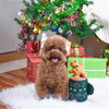 HugSmart Pet dog toys Happy Woofmas Gingerbread Latte Dog Toy
