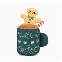 HugSmart Pet dog toys Happy Woofmas Gingerbread Latte Dog Toy