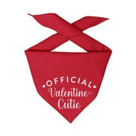 Hunter K9 Bandanas XS Official Valentine Cutie Red Dog Bandana
